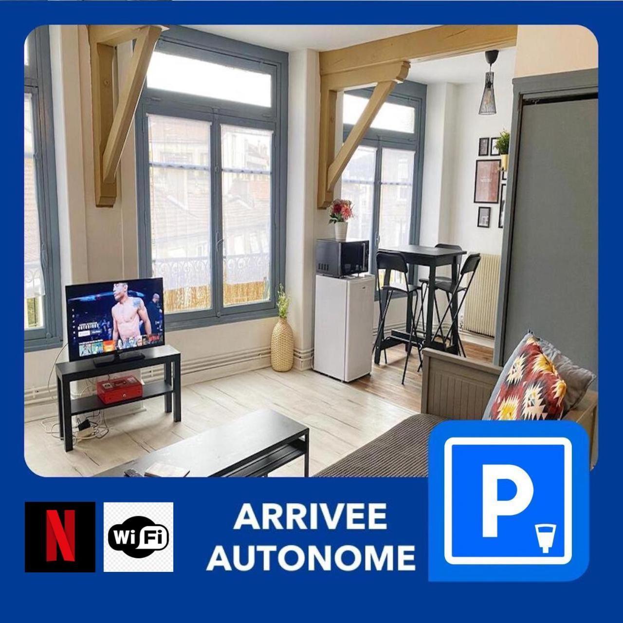 015 Chic & Cosy Studio 41M2 Hypercentre Wifi Smart Tv Netflix Saint-Etienne  Exterior foto